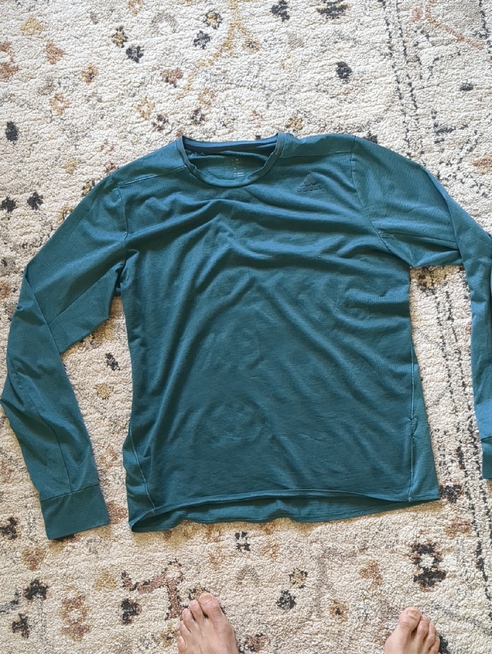 Adidas Long Sleeve athletic Shirt Size Large